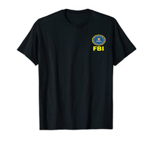 Ladda upp bild till gallerivisning, Double-Sided Fbi Authentic T-Shirt

