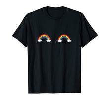 Ladda upp bild till gallerivisning, Rainbow boobs T-shirt 291501
