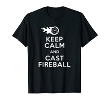 Ladda upp bild till gallerivisning, Funny shirts V-neck Tank top Hoodie sweatshirt usa uk au ca gifts for Funny Keep Calm &amp; Fireball Dungeon Dragons Gaming T-Shirt 1212921
