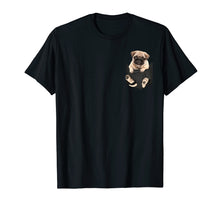 Ladda upp bild till gallerivisning, Pug In Pocket Tee Shirts
