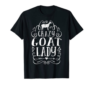 Funny shirts V-neck Tank top Hoodie sweatshirt usa uk au ca gifts for Crazy Goat Lady T Shirt Funny Goats Lovers Farm Farmer Gifts 603190