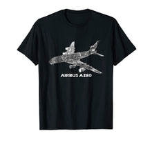 Ladda upp bild till gallerivisning, Funny shirts V-neck Tank top Hoodie sweatshirt usa uk au ca gifts for Airbus A380 jet airplane cutaway aviation pilot T-Shirt gift 2017430
