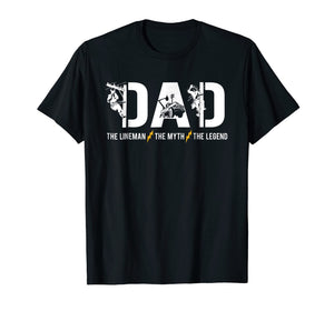 Funny shirts V-neck Tank top Hoodie sweatshirt usa uk au ca gifts for Dad The Lineman The Myth The Legend T-Shirt Men's Gifts 1540788