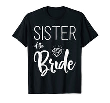 Ladda upp bild till gallerivisning, Sister Of The Bride Shirt Navy Blue With Cute Drawing 777336
