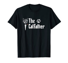 Ladda upp bild till gallerivisning, Mens The Catfather T-Shirt Funny Father's Day Gift for Cat Daddy 552980
