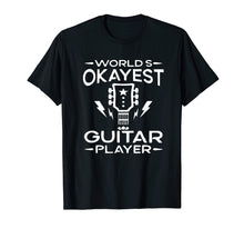 Ladda upp bild till gallerivisning, Funny shirts V-neck Tank top Hoodie sweatshirt usa uk au ca gifts for Mens World's Okayest Guitar Player T-Shirt Funny Guitarist Gift 4202908
