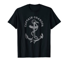 Ladda upp bild till gallerivisning, Mens Captain Grandpa Shirt Anchor Sailing Boating Sailor Tee Gift 220926
