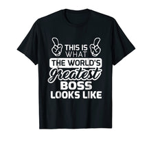 Ladda upp bild till gallerivisning, Funny shirts V-neck Tank top Hoodie sweatshirt usa uk au ca gifts for World's Greatest Boss Best Boss Ever T-Shirt 984991
