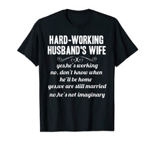 Ladda upp bild till gallerivisning, Funny shirts V-neck Tank top Hoodie sweatshirt usa uk au ca gifts for Funny Hard working husband&#39;s wife Tshirt Couple Gifts 3115932
