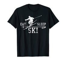 Ladda upp bild till gallerivisning, Funny shirts V-neck Tank top Hoodie sweatshirt usa uk au ca gifts for Ski T-Shirt Skiing Tshirt Weat Sleep Repeat Tee Gift 996508
