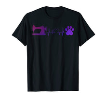 Ladda upp bild till gallerivisning, Funny shirts V-neck Tank top Hoodie sweatshirt usa uk au ca gifts for Heartbeat Quilting Dog Paw Tshirt Funny Sewing Lover Gifts 635269
