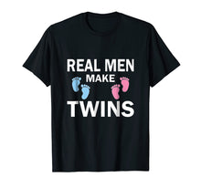 Ladda upp bild till gallerivisning, Funny shirts V-neck Tank top Hoodie sweatshirt usa uk au ca gifts for Funny Real Men Make Twins Father's Day T-shirt New Dad Daddy 974544
