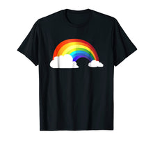 Ladda upp bild till gallerivisning, Funny shirts V-neck Tank top Hoodie sweatshirt usa uk au ca gifts for Rainbow T-Shirt - Shiny Rainbow in the Clouds 310887
