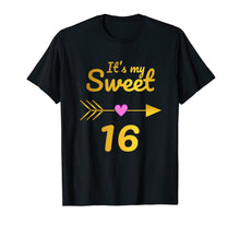 Ladda upp bild till gallerivisning, Funny shirts V-neck Tank top Hoodie sweatshirt usa uk au ca gifts for It's My Sweet 16 Birthday Shirt 16th Birthday Party T Shirt 2075708
