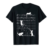 Ladda upp bild till gallerivisning, Cute Cat Kitty Playing Music Clef Piano Musician Art T-Shirt 924269
