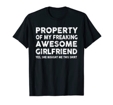 Ladda upp bild till gallerivisning, Funny shirts V-neck Tank top Hoodie sweatshirt usa uk au ca gifts for Property Of My Awesome Girlfriend T-Shirt 1969701
