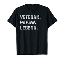 Ladda upp bild till gallerivisning, Funny shirts V-neck Tank top Hoodie sweatshirt usa uk au ca gifts for Family Gifts For Papa Veteran Papaw Legend Shirt 1703335
