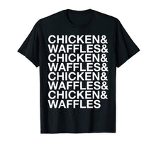 Ladda upp bild till gallerivisning, Funny CHICKEN &amp; WAFFLES T-Shirt 897146
