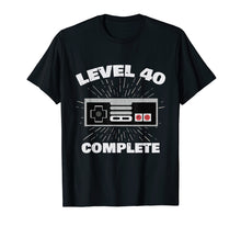 Ladda upp bild till gallerivisning, Funny shirts V-neck Tank top Hoodie sweatshirt usa uk au ca gifts for Level 40 Complete Video Game Gamer 40th Birthday T Shirt 2119874
