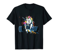 Ladda upp bild till gallerivisning, Funny shirts V-neck Tank top Hoodie sweatshirt usa uk au ca gifts for Unicorn Weightlifting T shirt Fitness Gym Deadlift Rainbow 2826138
