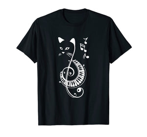 Funny shirts V-neck Tank top Hoodie sweatshirt usa uk au ca gifts for Cat lovers gifts-Musical Cat-Cat lovers Shirt Musician Gift 148569
