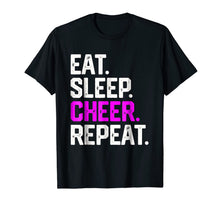 Ladda upp bild till gallerivisning, EAT SLEEP CHEER REPEAT SHIRT Cheerleader Dance Tumble Girls 1177900
