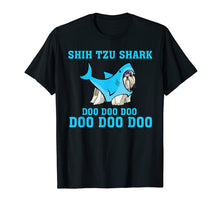 Ladda upp bild till gallerivisning, Funny shirts V-neck Tank top Hoodie sweatshirt usa uk au ca gifts for Shih Tzu Shark Doo Doo Doo Tshirt Funny Shih Tzu Lover Gifts 2801414
