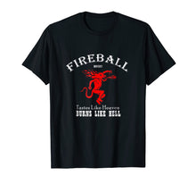 Ladda upp bild till gallerivisning, Fireball Whisky Bottle Wine Tastes Like Heaven Tshirt
