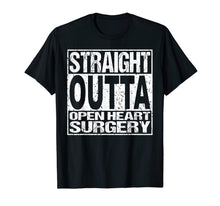 Ladda upp bild till gallerivisning, Open Heart Surgery TShirt Survivor Post Attack Recovery Gift 992408
