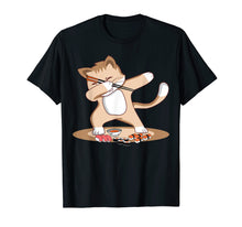 Ladda upp bild till gallerivisning, Funny shirts V-neck Tank top Hoodie sweatshirt usa uk au ca gifts for 'Dabbing Chef Sushi Cat' Funny Sushi Gift Shirt 4140698
