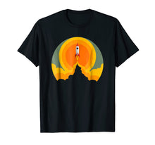 Ladda upp bild till gallerivisning, Funny shirts V-neck Tank top Hoodie sweatshirt usa uk au ca gifts for Retro Rocket Ship Launching T-shirt space 2214913
