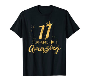 Funny shirts V-neck Tank top Hoodie sweatshirt usa uk au ca gifts for 11th Birthday Shirt for Girl, 11 and Amazing Gifts T-Shirt 389101