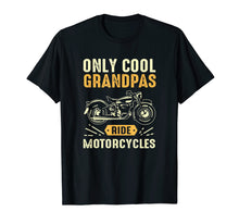 Ladda upp bild till gallerivisning, Funny shirts V-neck Tank top Hoodie sweatshirt usa uk au ca gifts for YasDesign Only Cool Grandpas Ride Motorcycles T-Shirt 1169255
