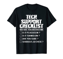 Ladda upp bild till gallerivisning, Funny shirts V-neck Tank top Hoodie sweatshirt usa uk au ca gifts for Tech Support Checklist Check It Again T-shirt Funny GIft 3151814
