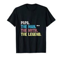 Ladda upp bild till gallerivisning, Mens The Man The Myth The Legend Shirt for Mens Papa Dad 62395
