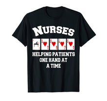 Ladda upp bild till gallerivisning, Funny shirts V-neck Tank top Hoodie sweatshirt usa uk au ca gifts for Nurses Helping Patients One Hand At A Time Tshirt - Flush 1243210
