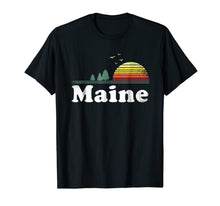Ladda upp bild till gallerivisning, Retro Maine State Maine Home T Shirt 1285901
