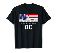 Ladda upp bild till gallerivisning, Funny shirts V-neck Tank top Hoodie sweatshirt usa uk au ca gifts for Washington DC Capitol Hill USA Flag Souvenir T-Shirt 1932303
