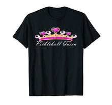 Ladda upp bild till gallerivisning, Funny shirts V-neck Tank top Hoodie sweatshirt usa uk au ca gifts for Pickleball Queen Tiara Pickle Ball Tshirt 2060810
