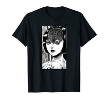 Ladda upp bild till gallerivisning, Uzumaki Junji Ito Japanese Horror Manga T-Shirt
