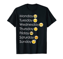 Ladda upp bild till gallerivisning, Funny shirts V-neck Tank top Hoodie sweatshirt usa uk au ca gifts for Funny Emoji 7 Weekdays Mood T-shirt Gift For Emoticon Lovers 2320420
