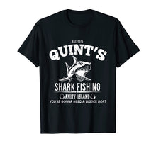 Ladda upp bild till gallerivisning, Funny shirts V-neck Tank top Hoodie sweatshirt usa uk au ca gifts for EST.1975 Quint's Shark Fishing Amity Island Tshirt 704566

