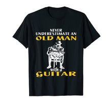 Ladda upp bild till gallerivisning, Funny shirts V-neck Tank top Hoodie sweatshirt usa uk au ca gifts for Never underestimate an old man with a guitar t-shirt gift 264912
