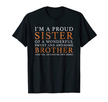 Ladda upp bild till gallerivisning, Funny shirts V-neck Tank top Hoodie sweatshirt usa uk au ca gifts for Gift For Sister From Brother - Funny Birthday Christmas Gift 1422756
