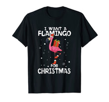 Ladda upp bild till gallerivisning, Funny shirts V-neck Tank top Hoodie sweatshirt usa uk au ca gifts for I Want A Flamingo For Christmas Shirt Funny Xmas Pajama Gift 2014127

