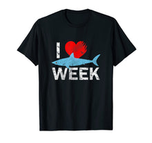 Ladda upp bild till gallerivisning, I Wait All Year For This Week T-Shirt Funny Shark Tee 167056
