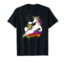 Ladda upp bild till gallerivisning, Funny shirts V-neck Tank top Hoodie sweatshirt usa uk au ca gifts for Unicorn Beer Drinking Magical Party Funny Women Men T-Shirt 2028830

