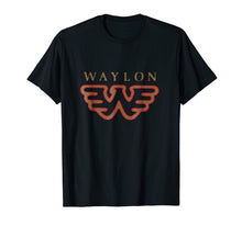 Ladda upp bild till gallerivisning, Waylon Jennings Flying W Logo Shirt - Official Merch
