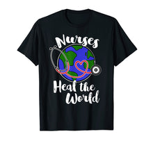 Ladda upp bild till gallerivisning, Funny shirts V-neck Tank top Hoodie sweatshirt usa uk au ca gifts for Nurse Earth Day Shirt - Heal the World - Nurse Appreciation 4196742
