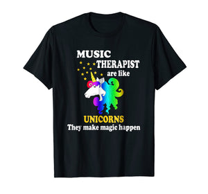Funny shirts V-neck Tank top Hoodie sweatshirt usa uk au ca gifts for Funny Unicorn Gifts Shirt for Music Therapist Therapy 1855321
